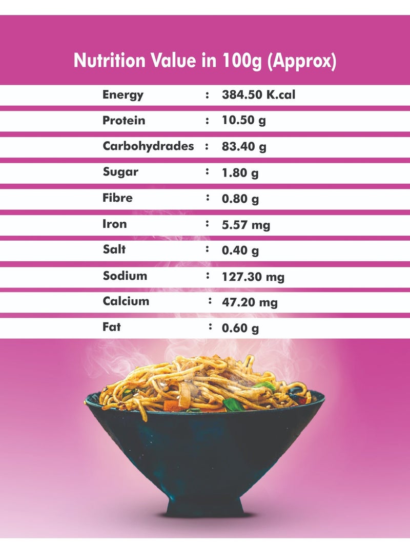 Empowered Millets Little Millet Noodles with Masala (180g pack of 2) - Image 4
